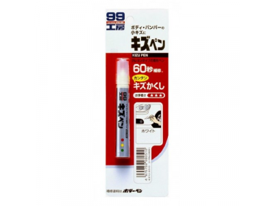 Краска-карандаш для царапин Soft99 KIZU PEN черный