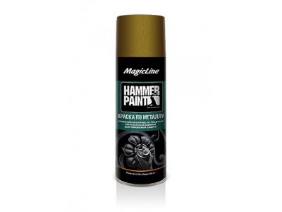 Краска по металлу (молотковая) золотистый (265г), ML4008 MagicLine от MAGICLINE Краска по металлу (молотковая) золотистый (265г), ML4008 MagicLine