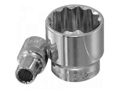 Головка торцевая 12 гранная 1/2"DR 21 мм., Ombra 112321