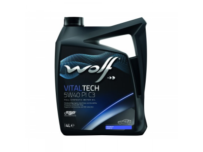 Моторное масло WOLF VITALTECH 5W40 PI C3 4L от WOLF Моторное масло WOLF VITALTECH 5W40 PI C3 4L