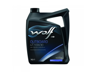 Моторное масло WOLF OUTBOARD 4T 10W30 4L