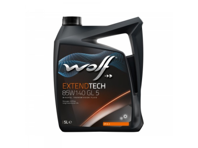 Трансмиссионное масло WOLF EXTENDTECH 85W140 GL 5 5L