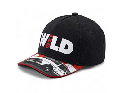 Детская бейсболка Volkswagen GTI Cap Wild, Black, артикул 5GB084300B