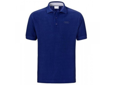 Мужская рубашка-поло Audi Poloshirt, Men, Classic Logo, Blue от VAG Мужская рубашка-поло Audi Poloshirt, Men, Classic Logo, Blue