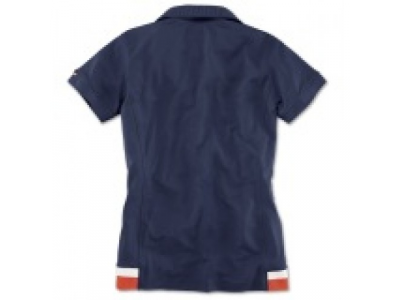 Женская рубашка-поло BMW Golfsport Fashion Polo Shirt, Ladies, Navy Blue от BMW Женская рубашка-поло BMW Golfsport Fashion Polo Shirt, Ladies, Navy Blue